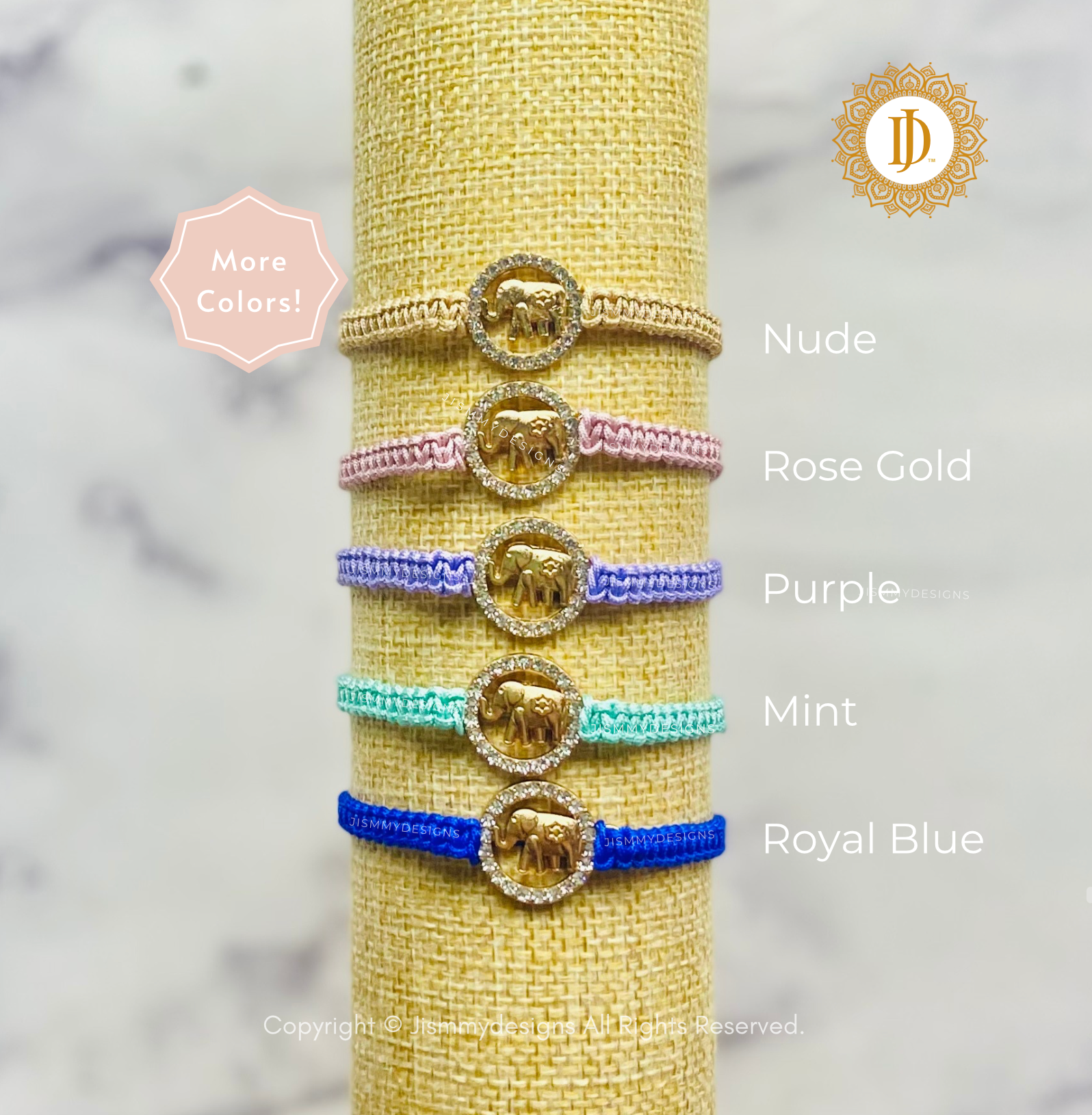 Elephant Protection Bracelet, Pulsera De Protección Con Elefante