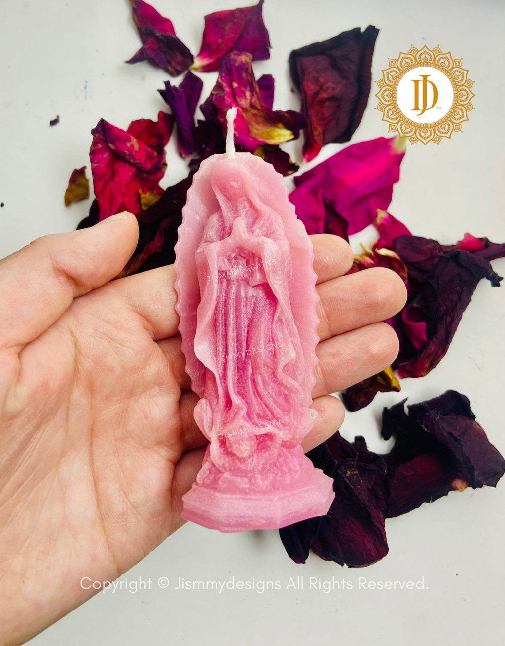 Virgen De Guadalupe Candles, Our Lady of Guadalupe Candles, Velas de La Virgen De Guadalupe, Mexican Candles