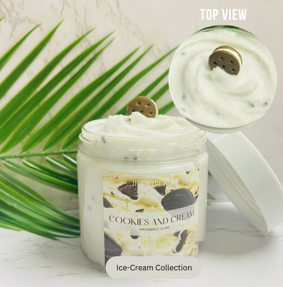 Cookies and Creme Cloud Slime, Aromatherapy Slime, Stress Toy, Cloud Slime, Ice-Cream Collection